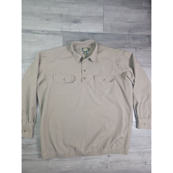 Cabela's Elastic Band Waist Button Up Guide Shirt Sz 2XL Tall Outdoors Hunting - Picture 2 of 9